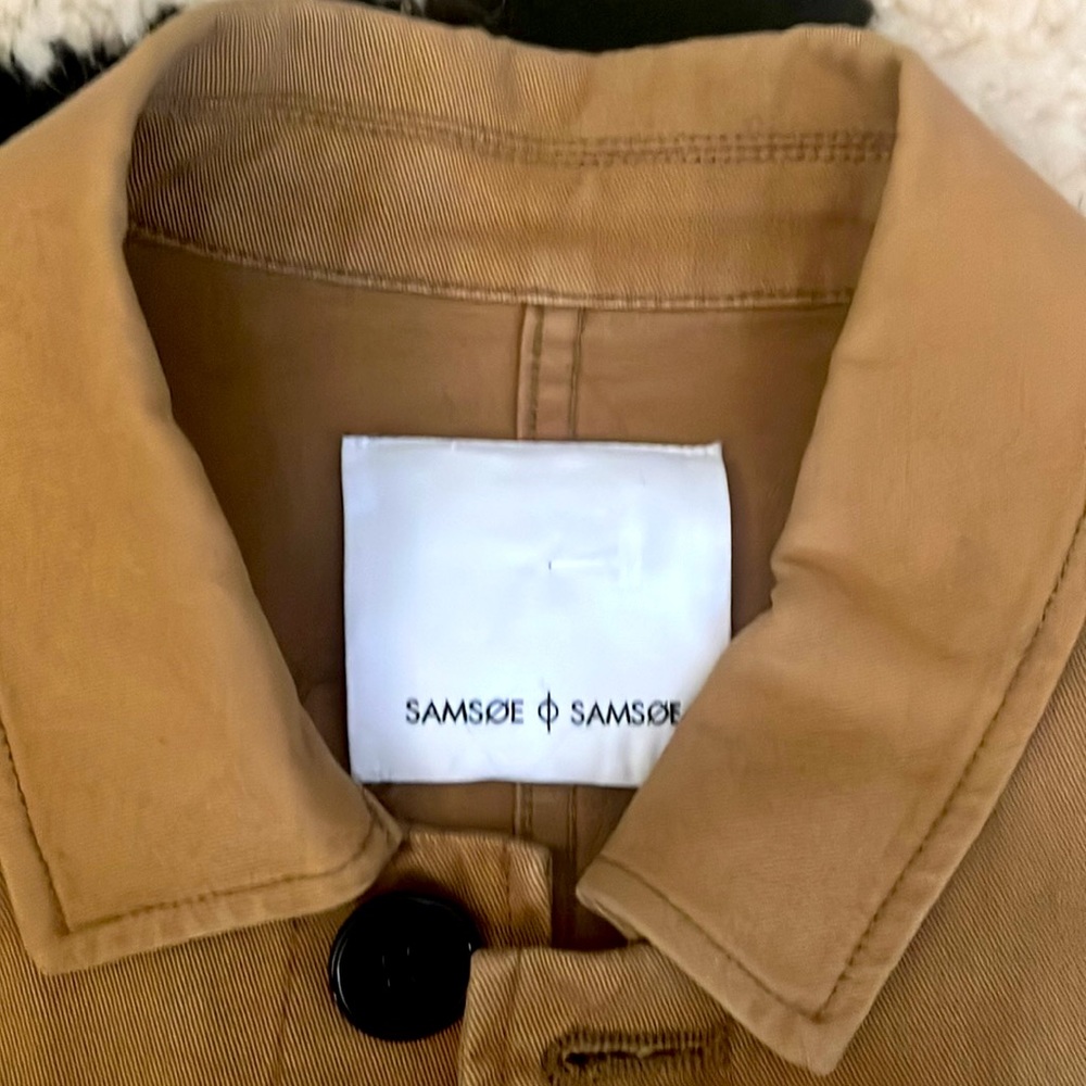 Samsoe Samsoe Lichen Tan Worker Jacket - image 3